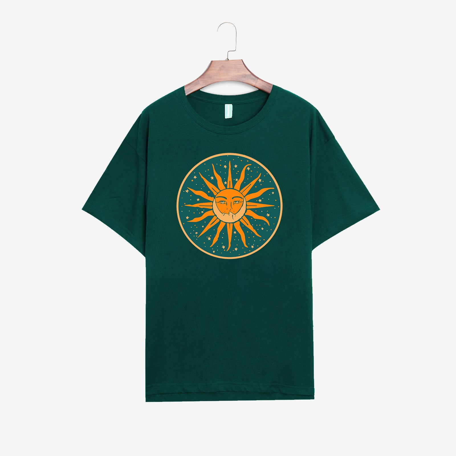 Neojana Sun Face Printed Women T-Shirt - chicyea