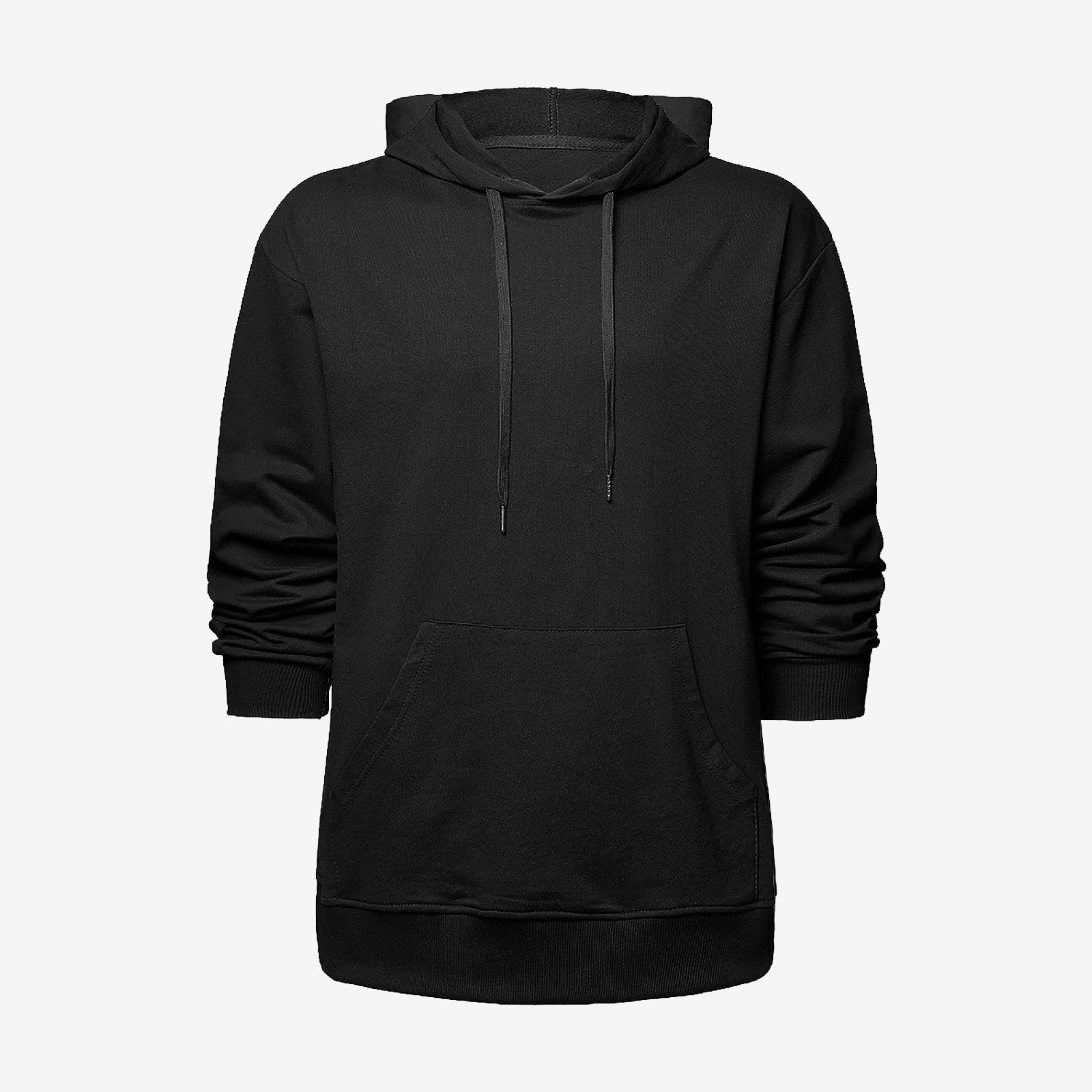 Neojana Mountain Stars Moon Print Plus Hoodie - chicyea