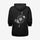 Neojana Mountain Stars Moon Print Plus Hoodie - chicyea
