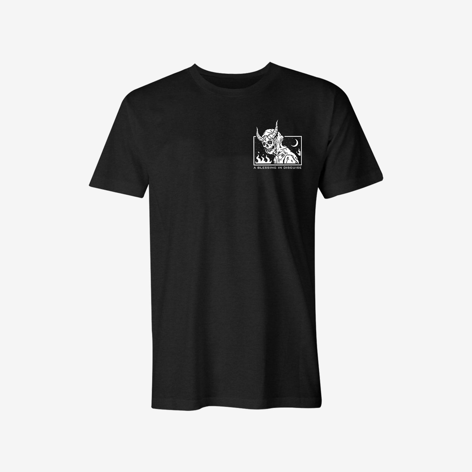 Cloeinc Horned Devil A Blessing In Disguise Printed T-Shirt - chicyea