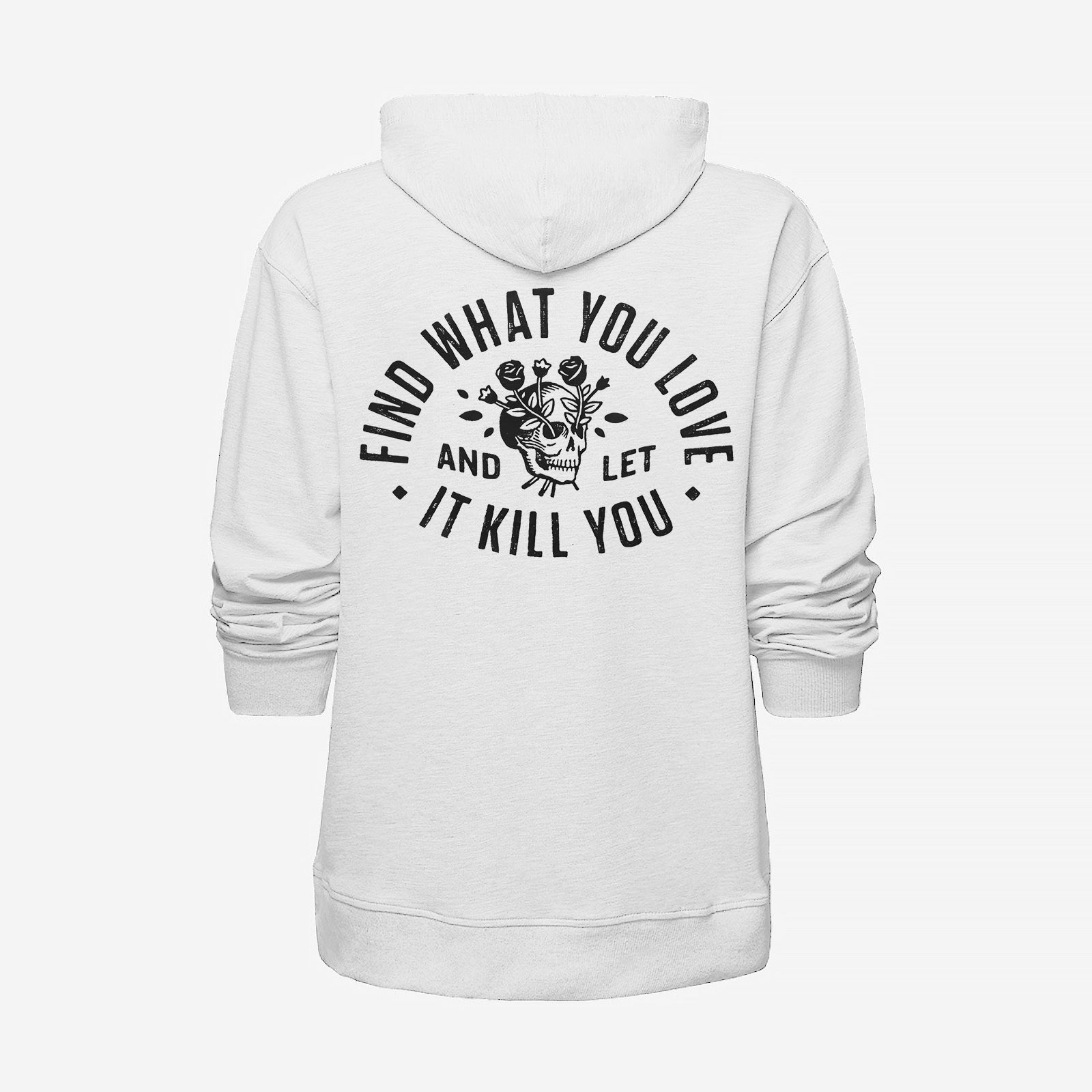 Cloeinc Personalized Skull Print Hoodie - chicyea