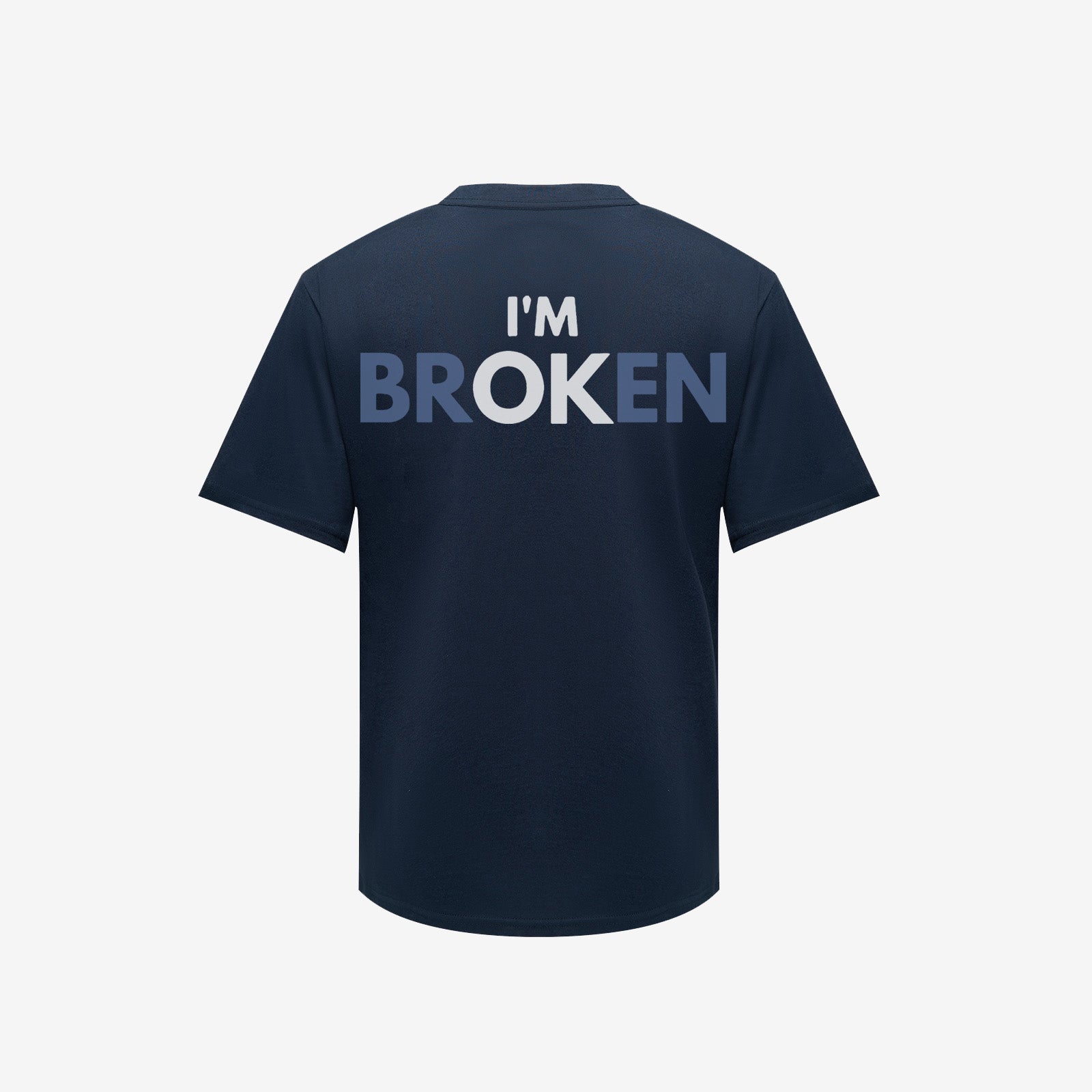 Uprandy I'M Broken Men T-Shirt - Chicyea