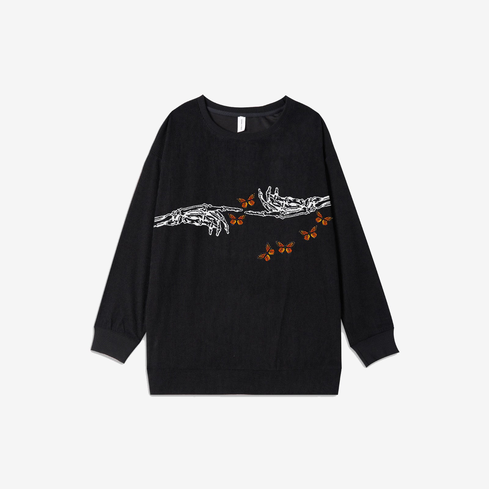 Minnieskull Cool Fashion Butterfly Bone Claws Print Designer Sweatshirt