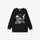 Minnieskull Cool Skull Phone Print Casual Sweatshirt