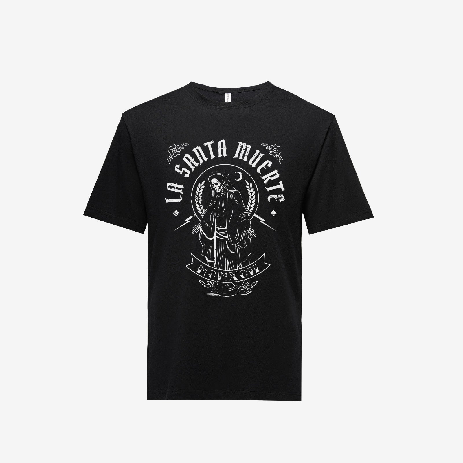 Minnieskull La Santa Muerte Skull Printed Oversized Design T-Shirt