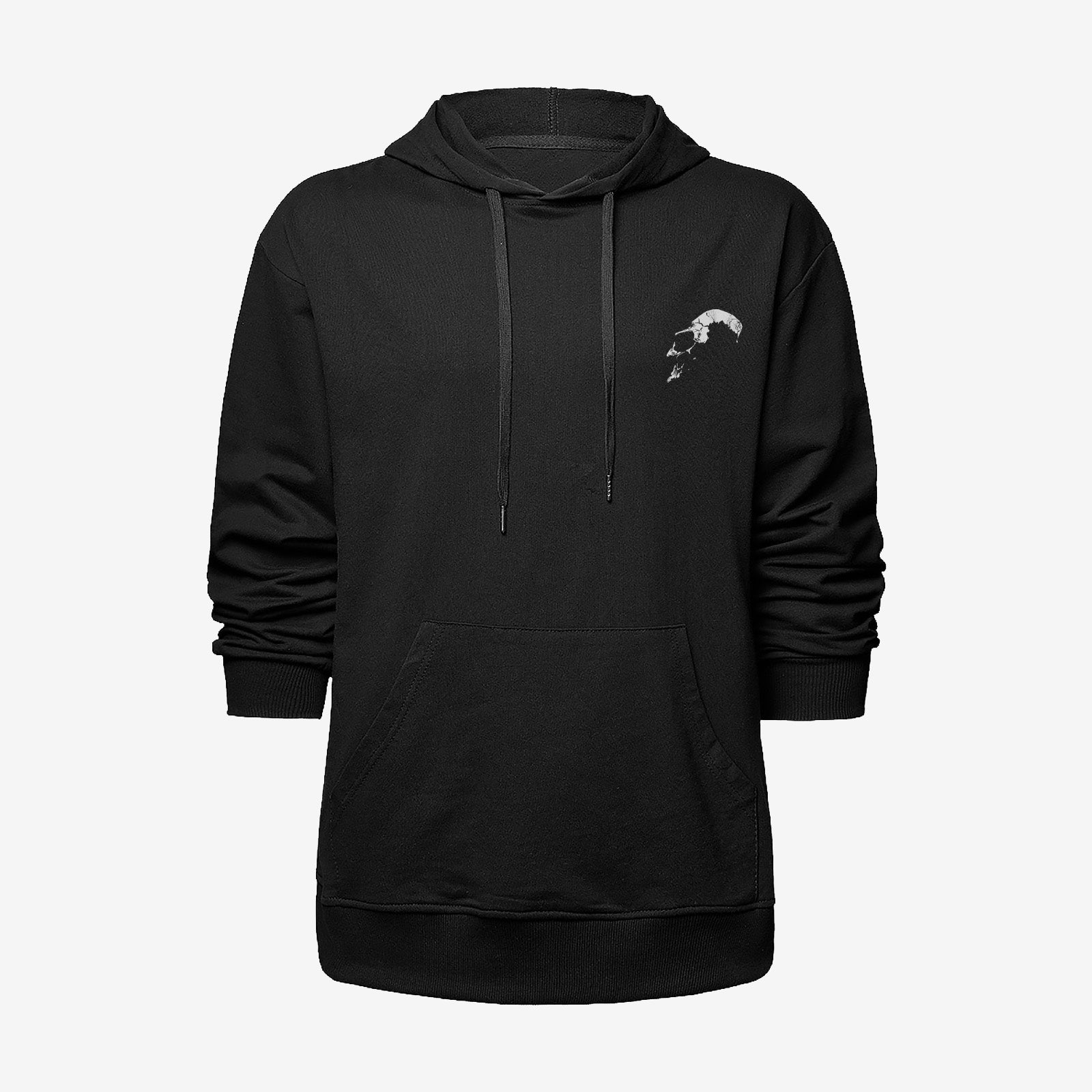 Livereid Black Designer Skull Real Is Rare Printed Hoodie - Chicyea