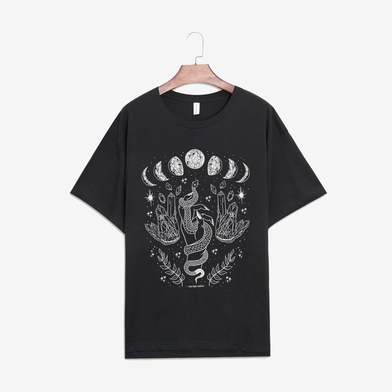 Minnieskull Lunar Eclipse Moon Printing T-Shirt