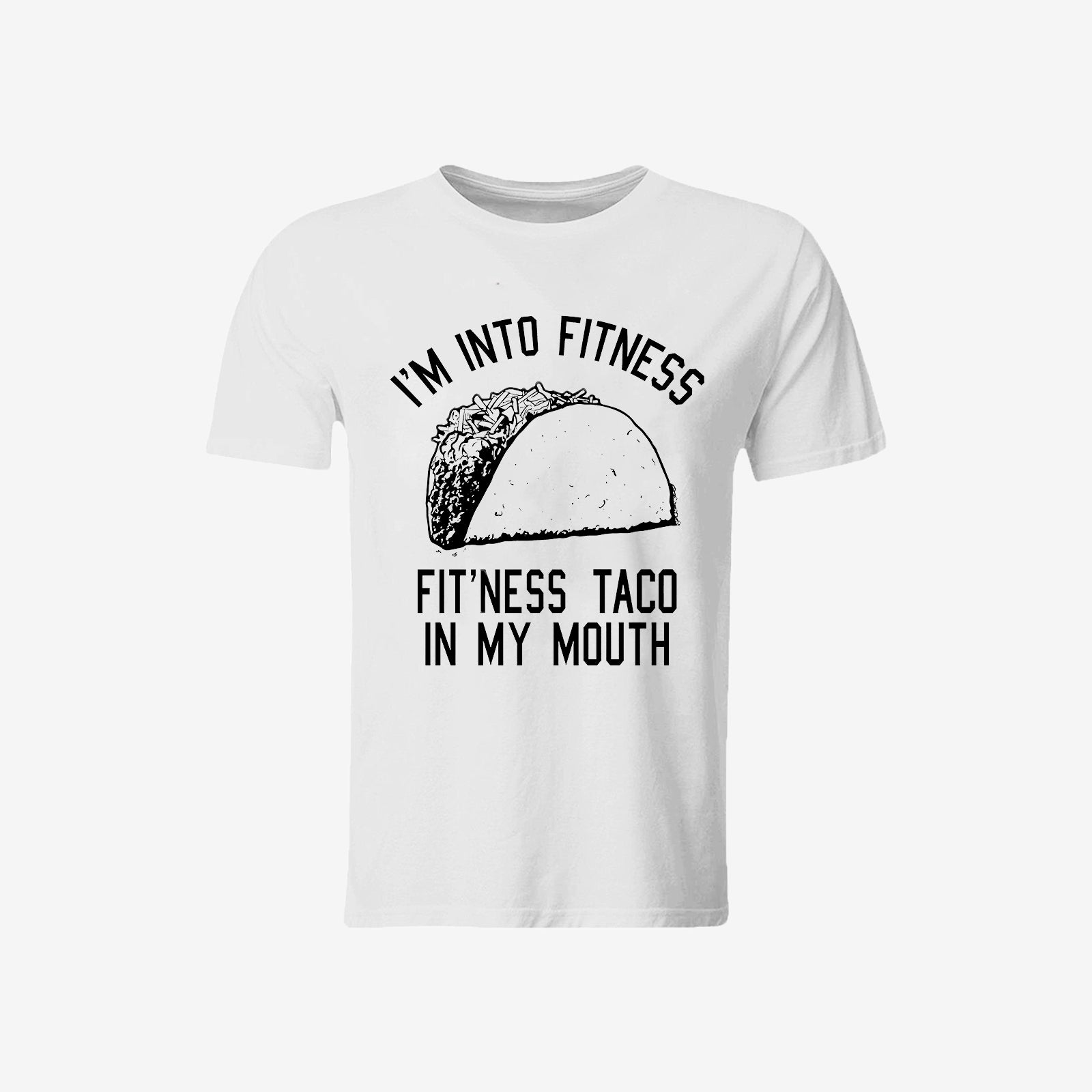 Cloeinc I'M Into Fitness Graphic Printed T-Shirt - Chicyea