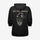 Livereid Black Tis The Season Santa Print Hoodie - Chicyea