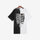 Minnieskull Black And White Skeleton Print T-Shirts