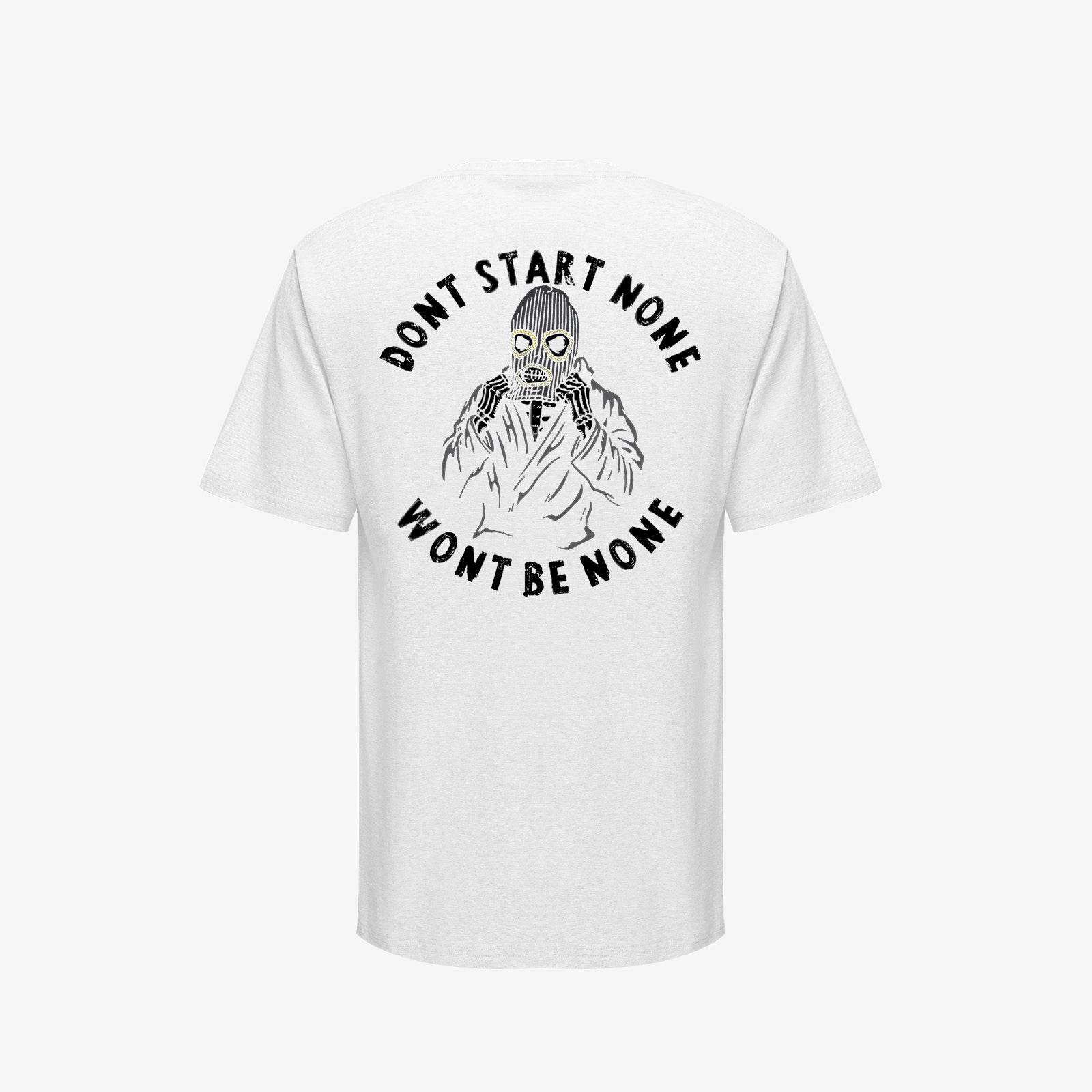Cloeinc Won'T Be None Skull Devil Printed T-Shirt - Chicyea