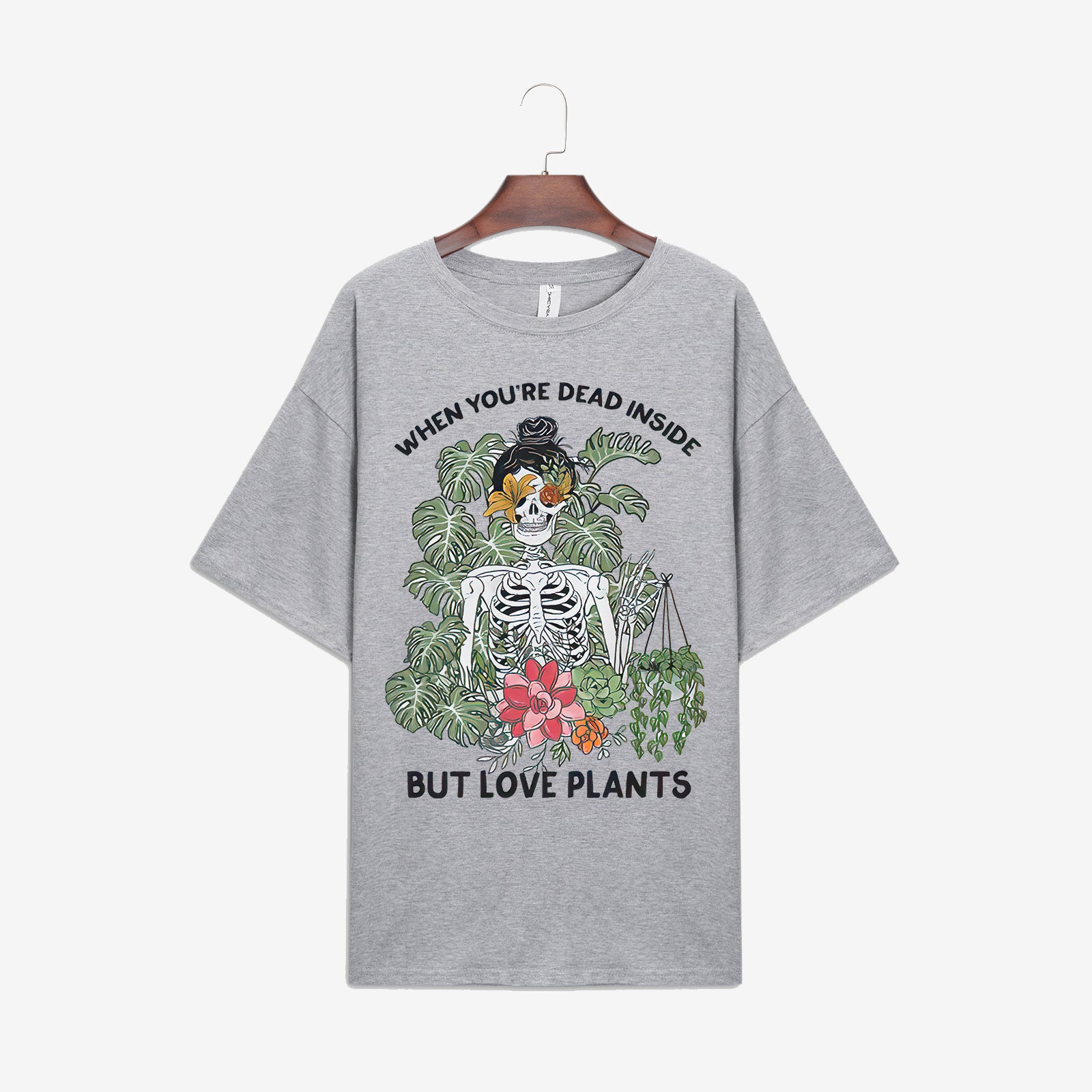 Minnieskull When You'Re Dead Skull Print T-Shirt