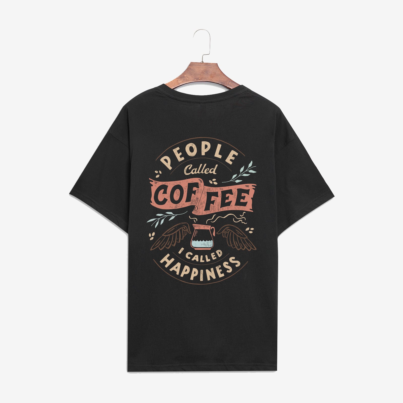 Minnieskull People Called Coffee Print T-Shirt