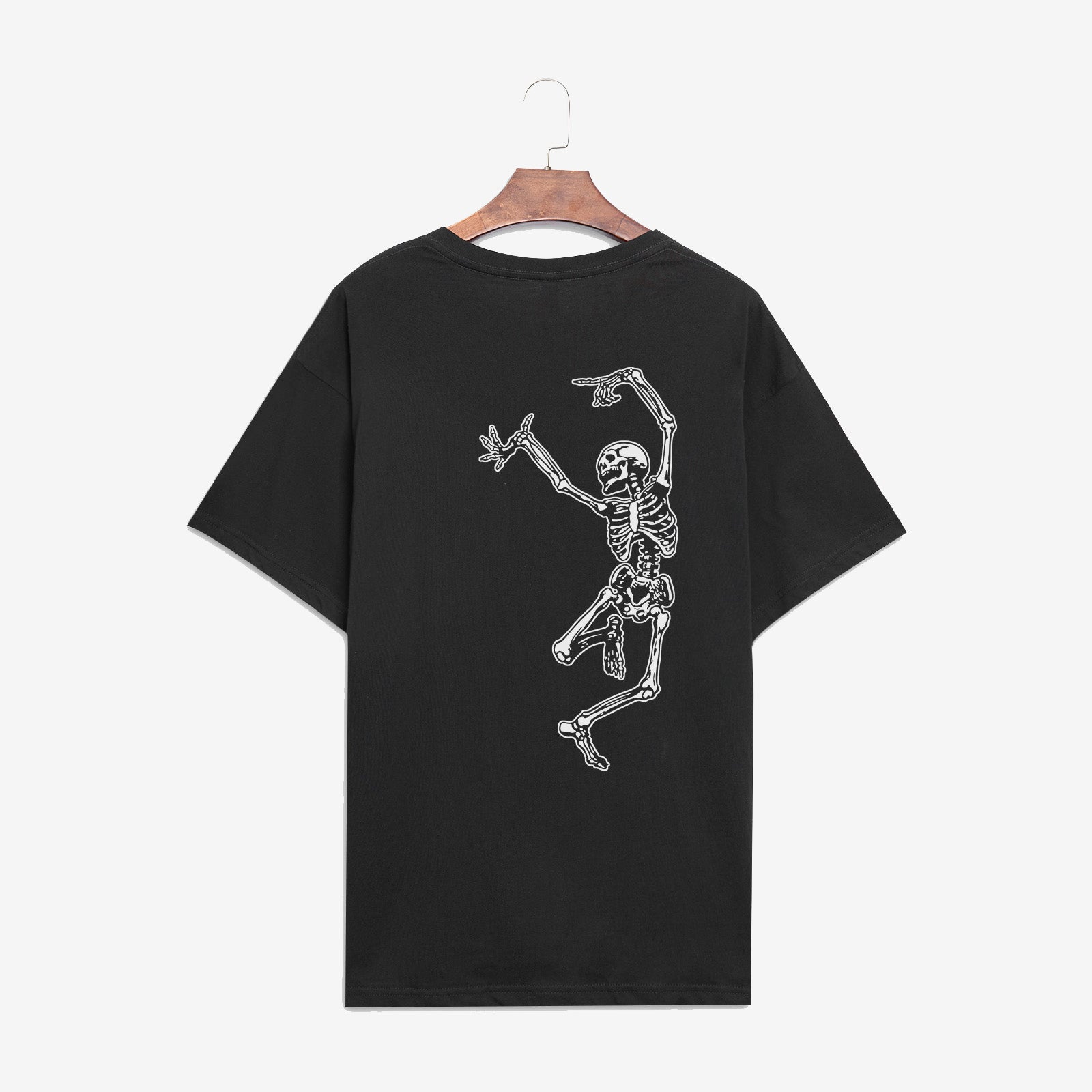 Minnieskull Dancing Skull Printed Designer T-Shirt