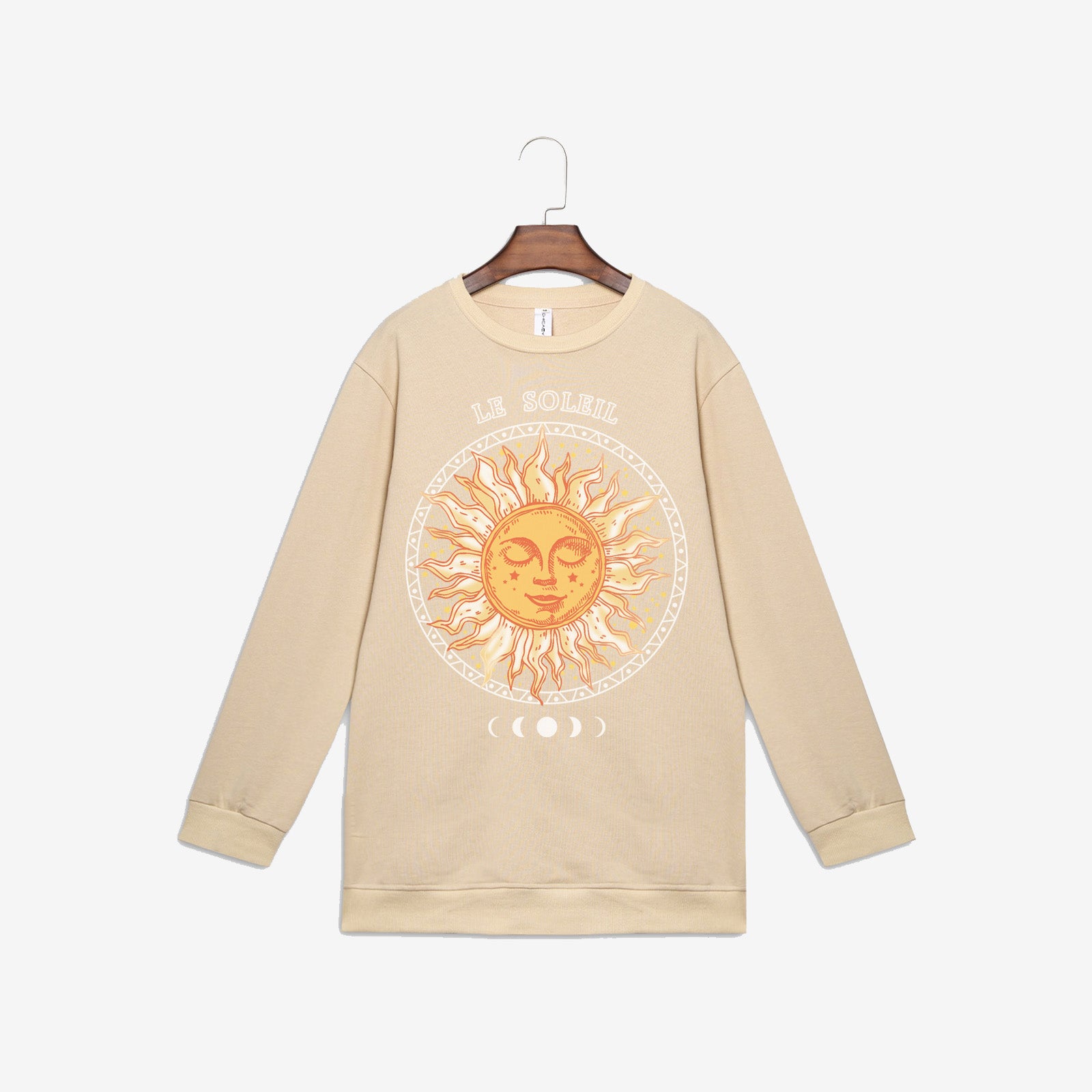 Neojana Sun Printed Designer Plus Sweatshirt - Chicyea