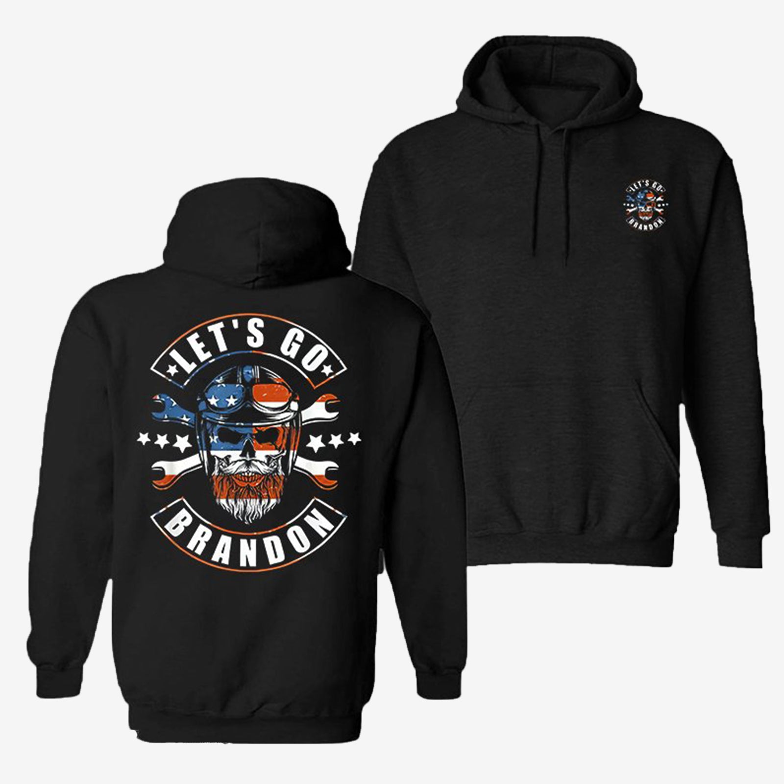Cloeinc Let Go Brandon Skull Men Hoodie - Chicyea