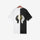 Neojana Sun Moon Print Color Block T-Shirt