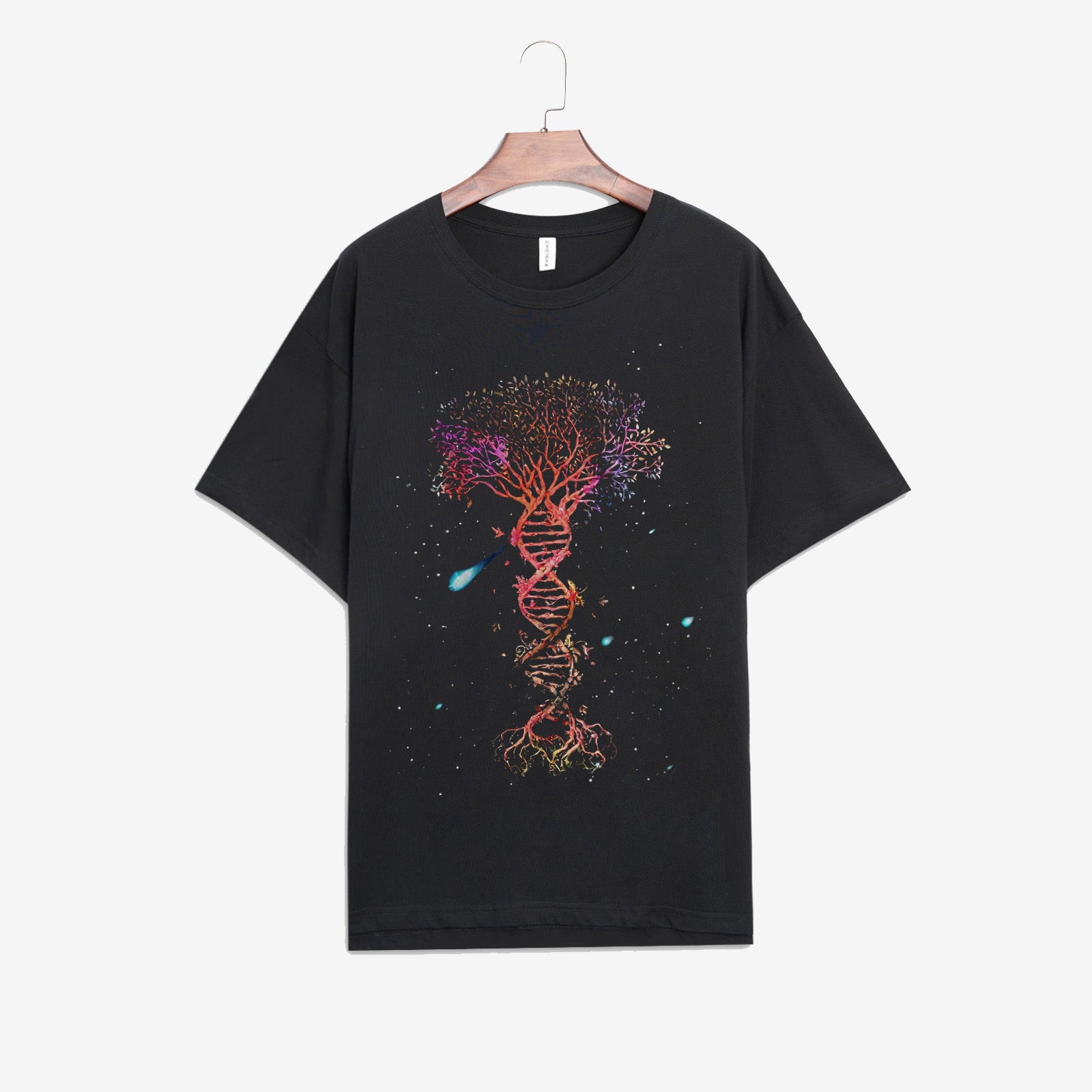 Neojana Colorful Tree Printed Tshirts