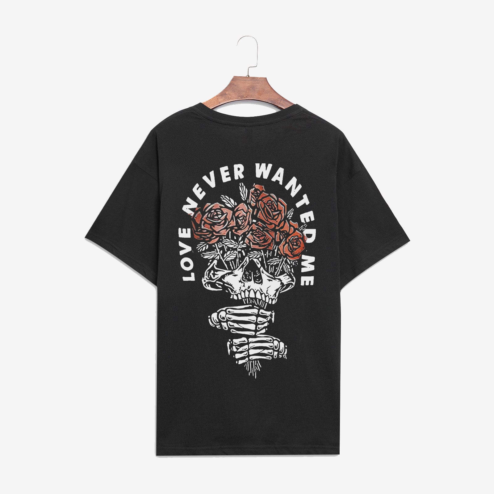 Minnieskull Personalized Rose Graphic T Shirts