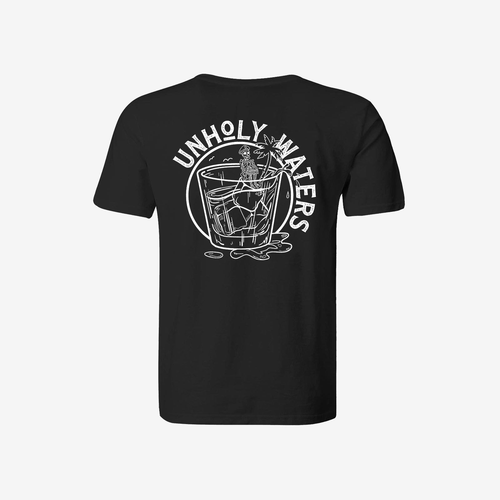 Cloeinc Unholy Waters Printed Black T-Shirt - Chicyea
