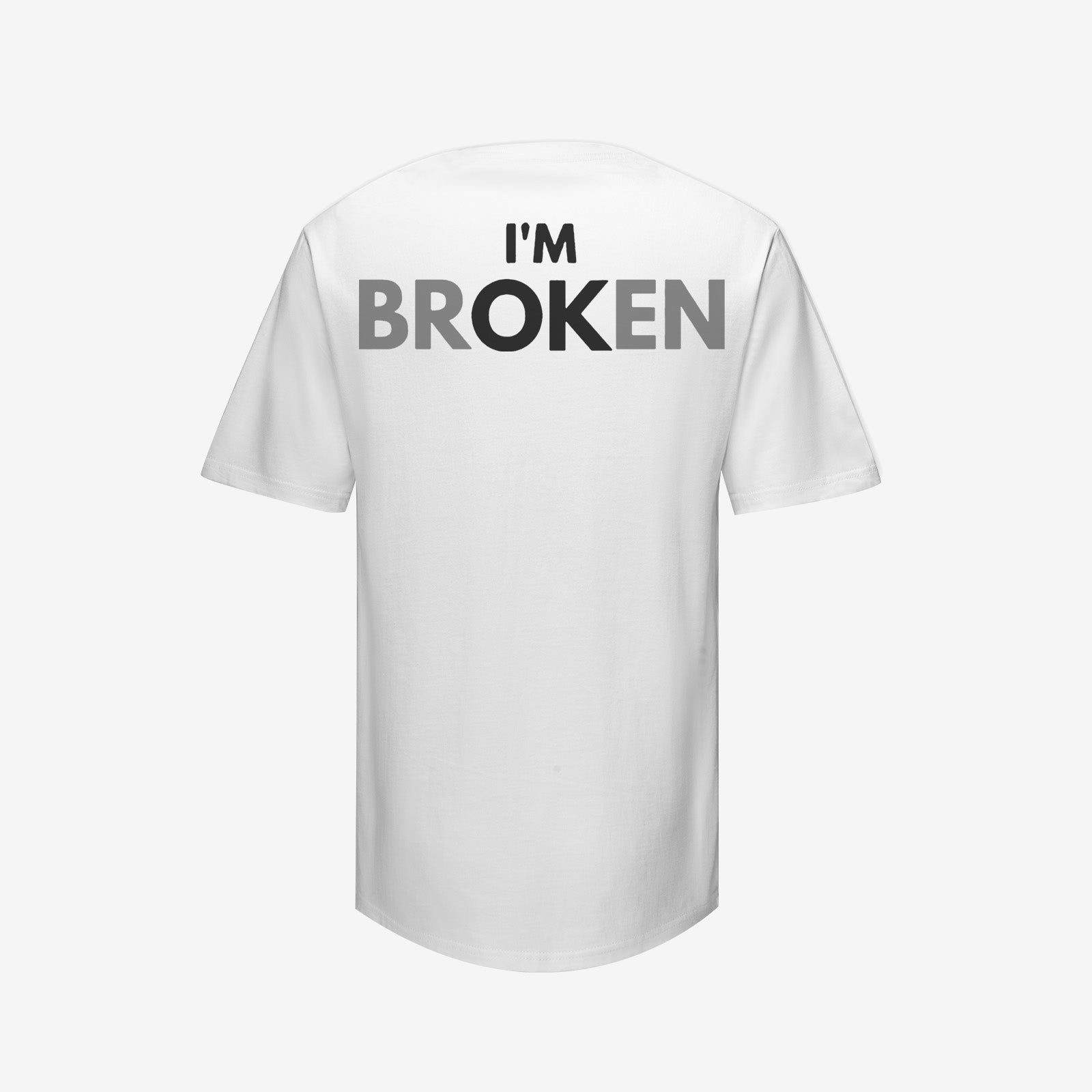 Uprandy I'M Broken Men T-Shirt - Chicyea