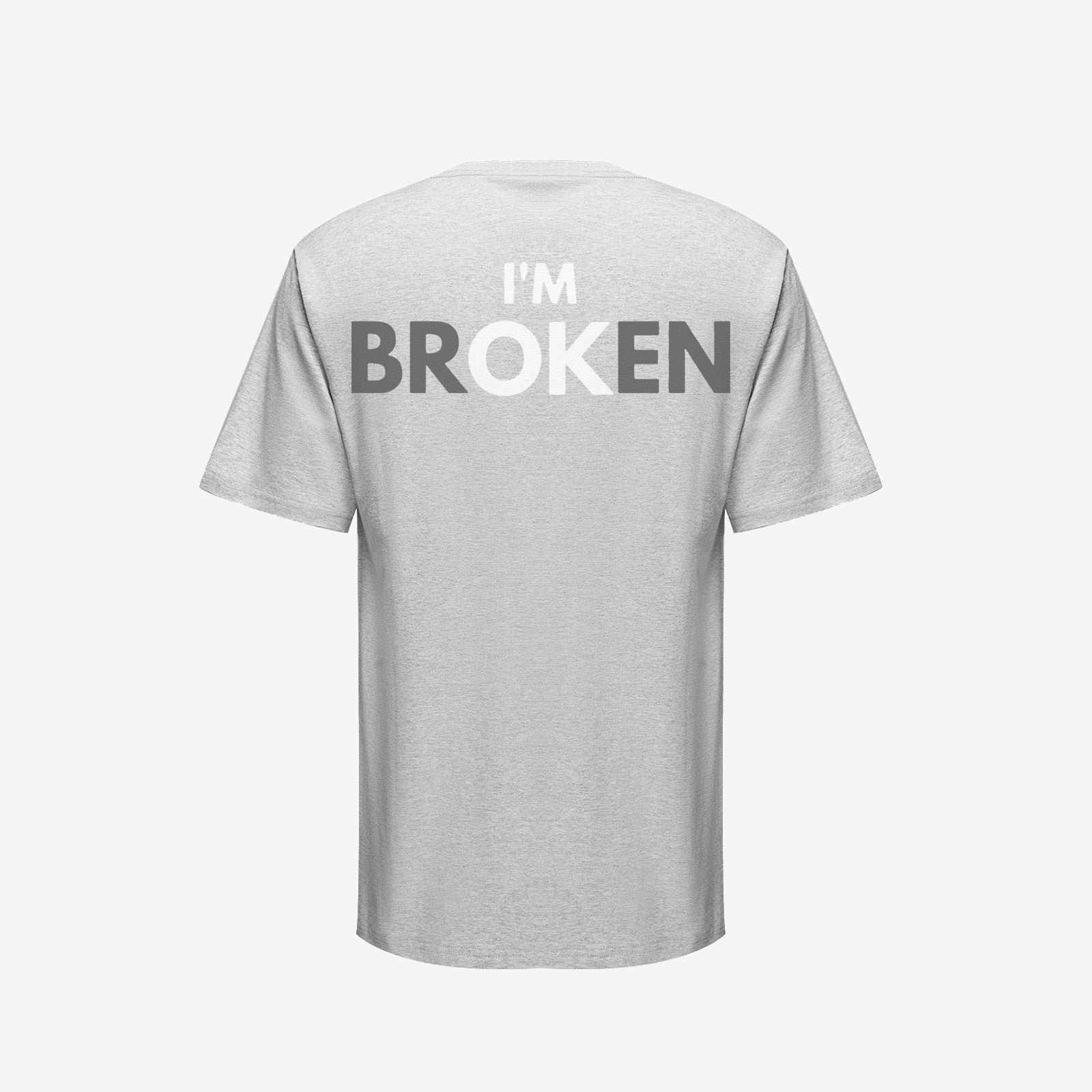 Uprandy I'M Broken Men T-Shirt - Chicyea