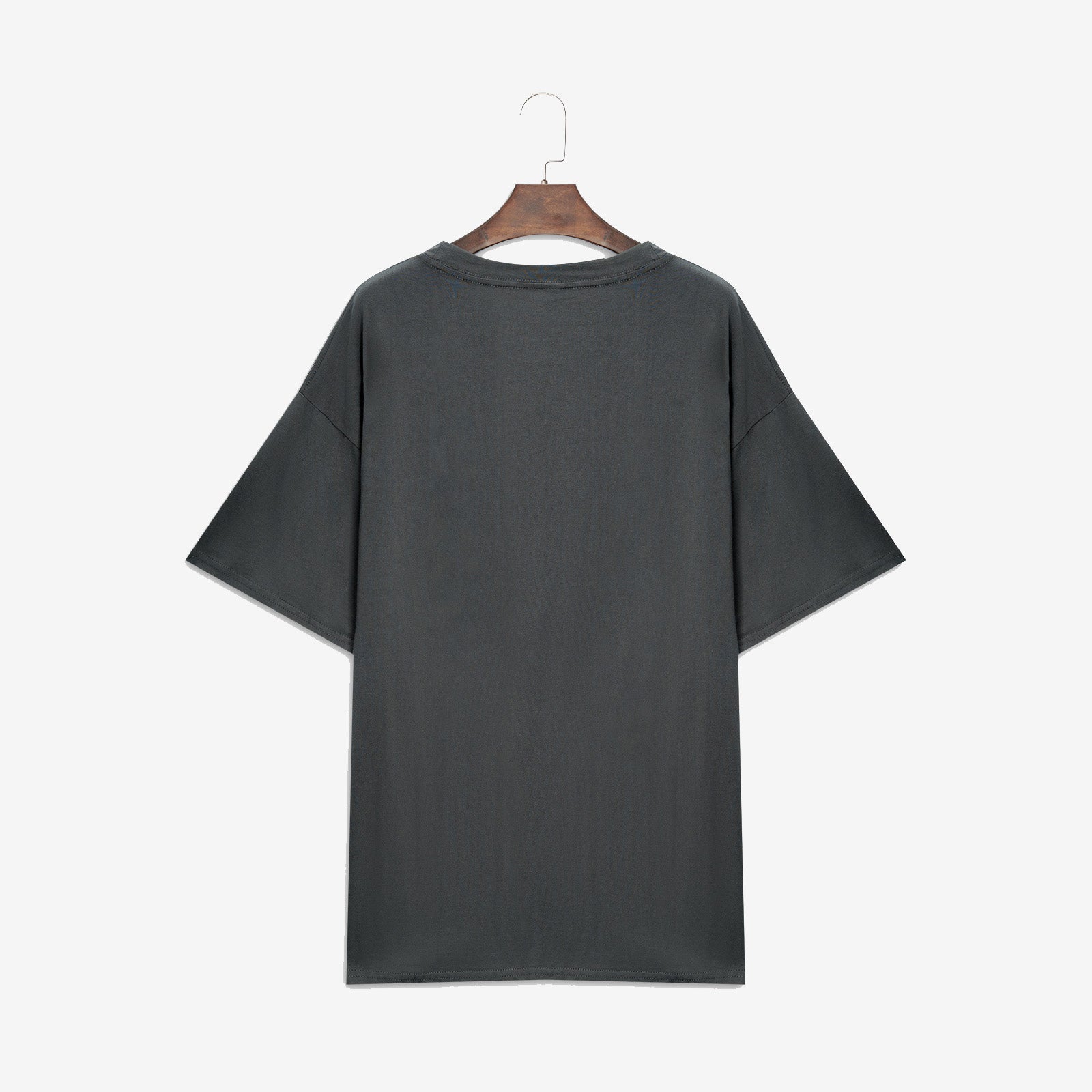 Neojana Cool Grey Sun Moon Print T-Shirt - Chicyea