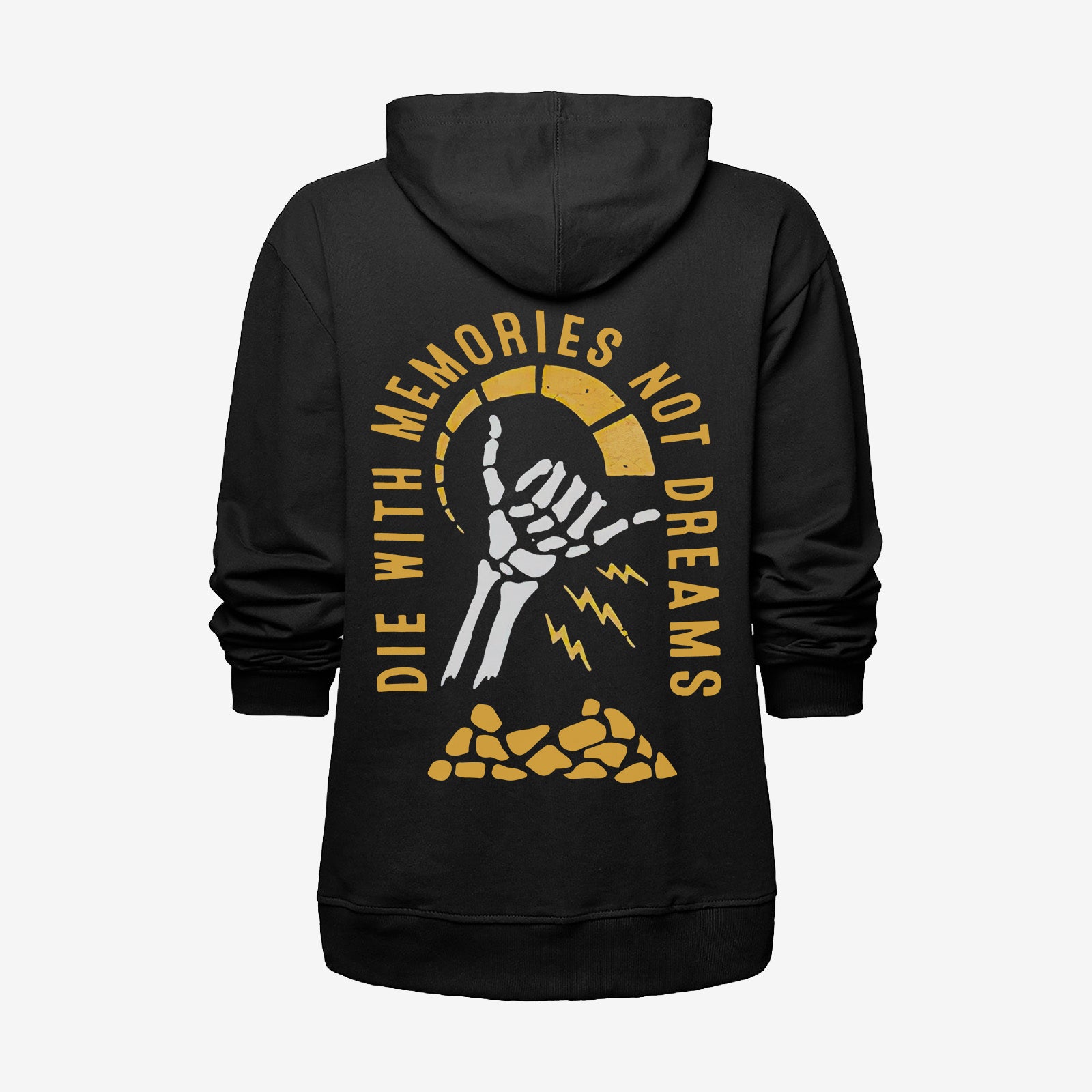 Uprandy Cool Die With Memories Not Dreams Printed Men Hoodie - Chicyea
