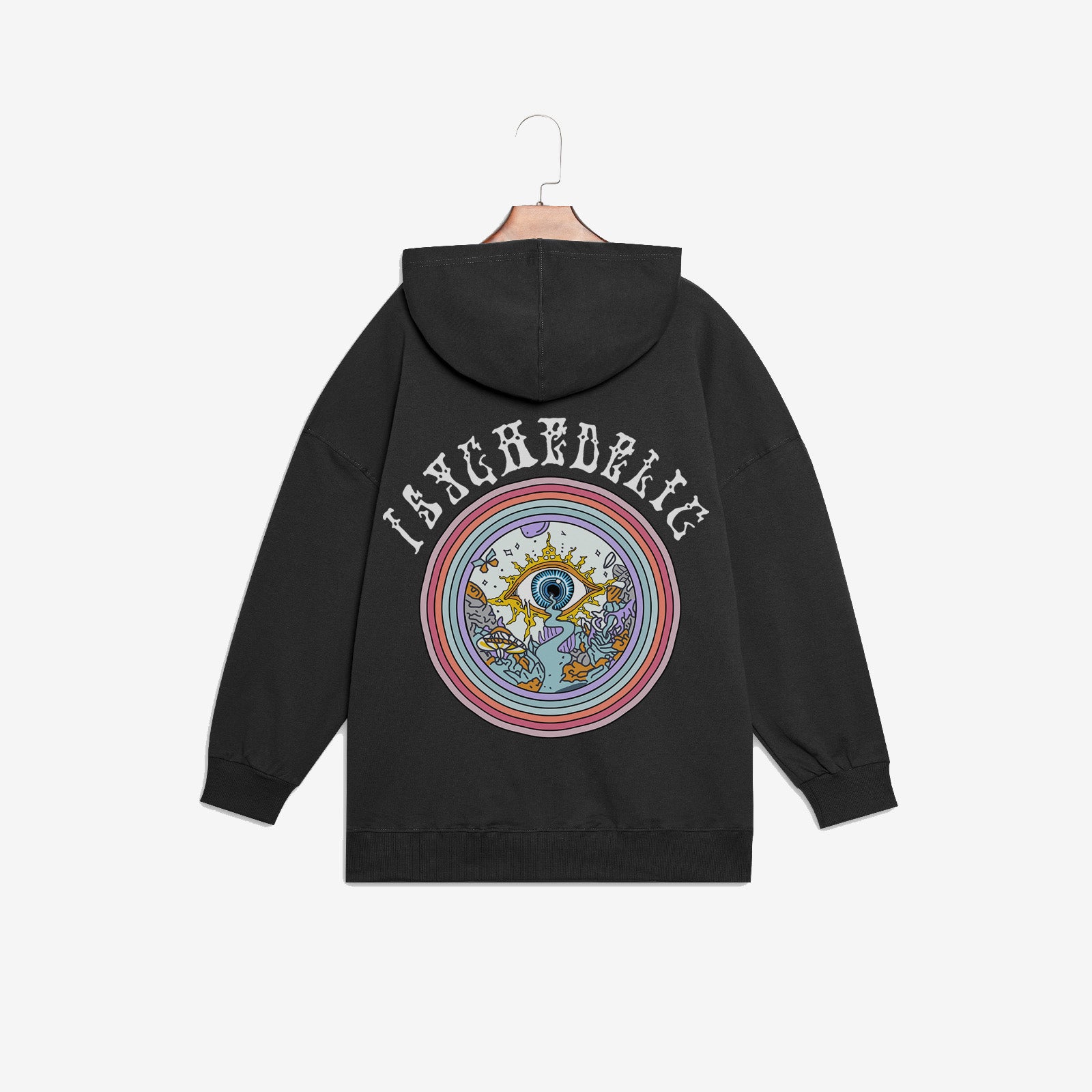 Neojana Modern Abstract Printed Plus Women Hoodie - Chicyea