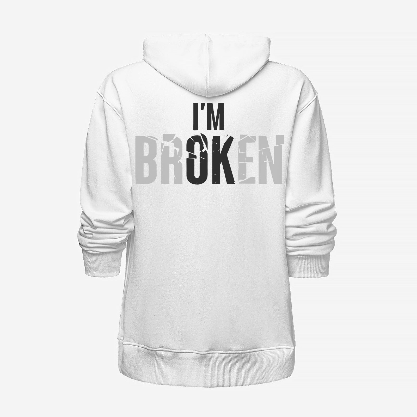Uprandy I'M Broken Men Hoodie - Chicyea