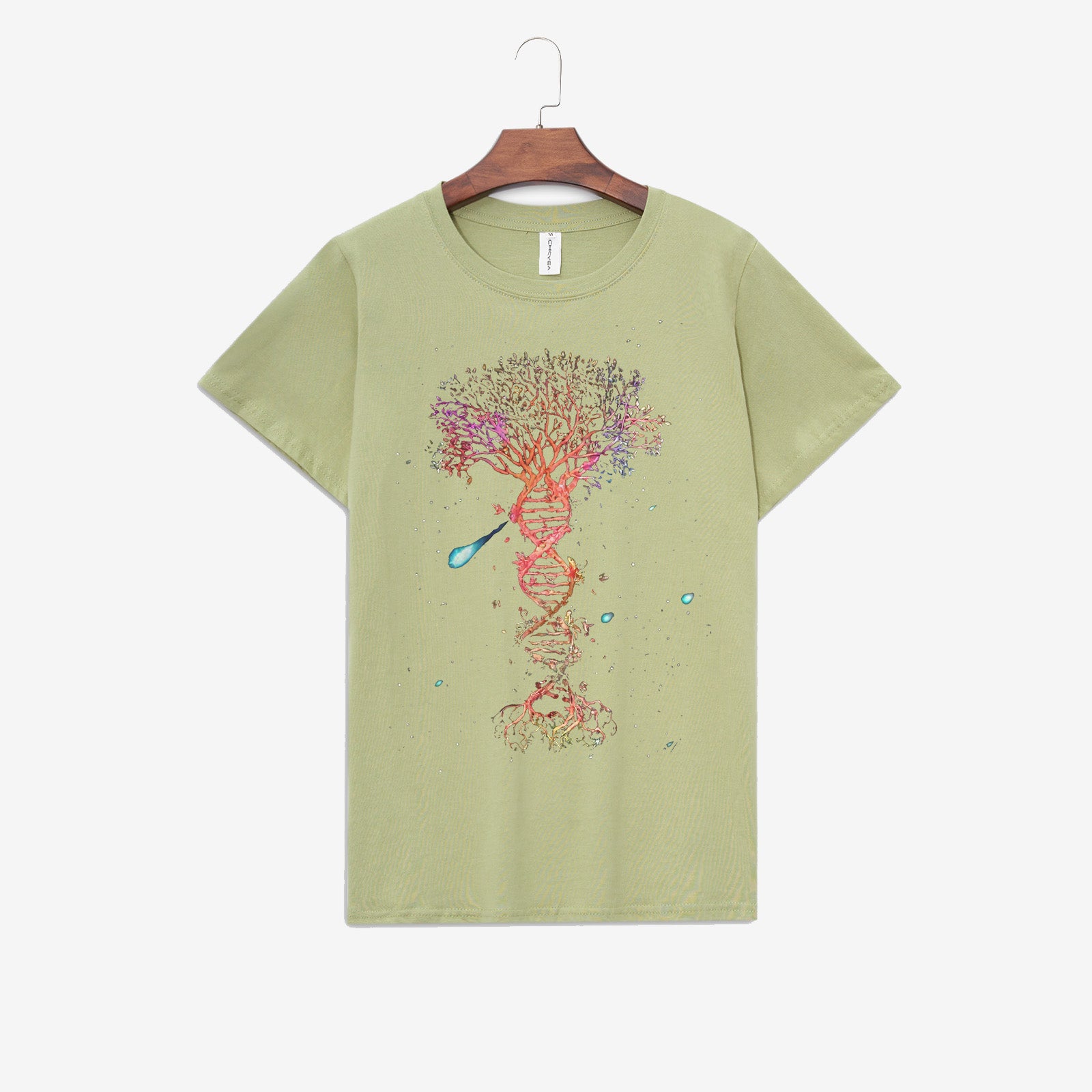 Neojana Colorful Tree Printed Tshirts