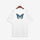 Neojana Blue Butterfly White Design T Shirt - Chicyea