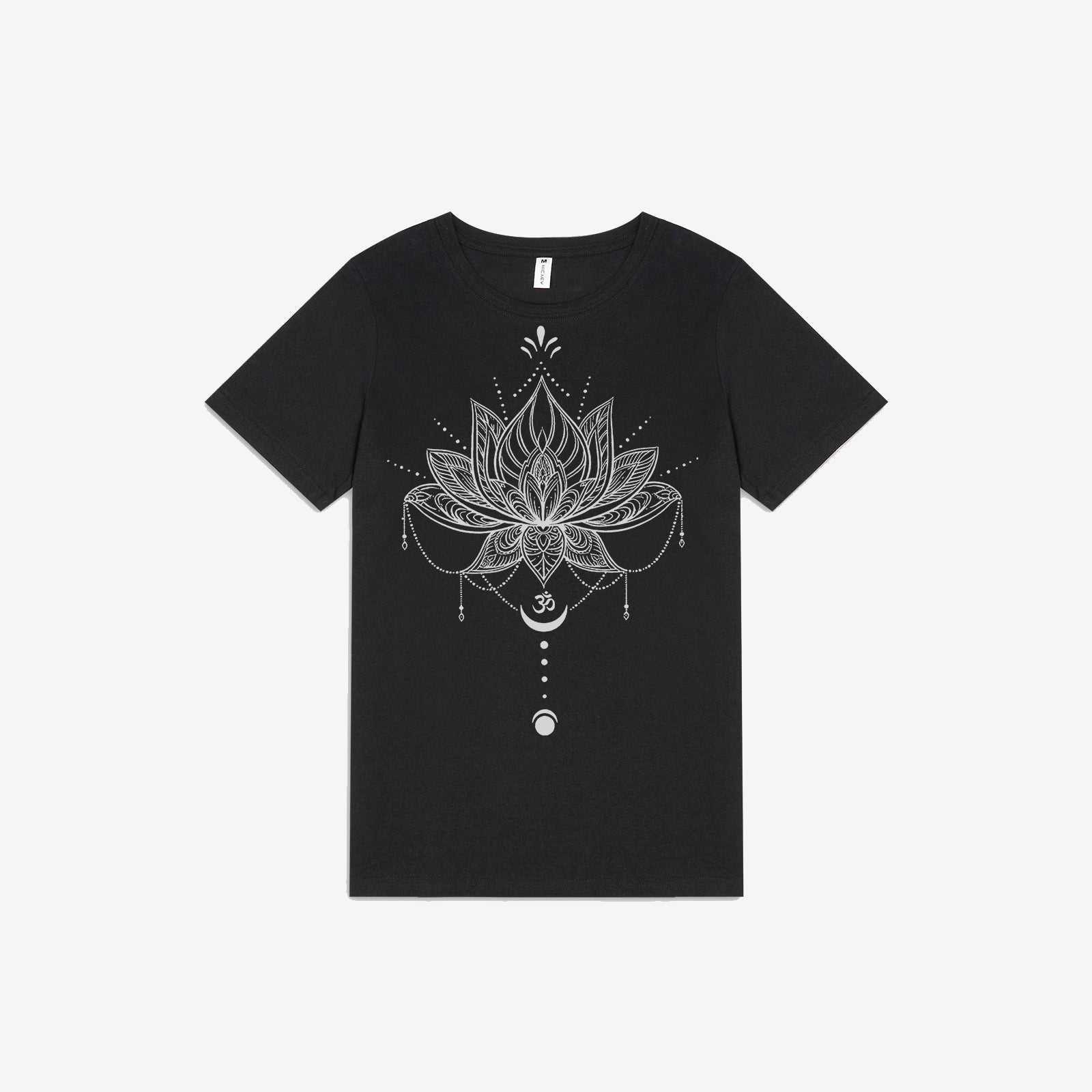 Neojana Lotus Printed Short-Sleeved Tees - Chicyea