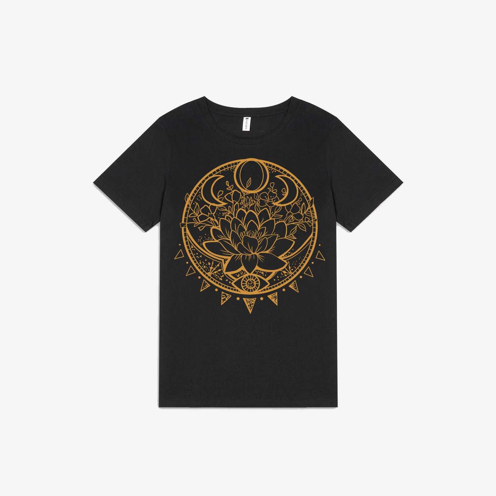 Neojana Cozy Lotus Moon Printed Graphic Tees - Chicyea